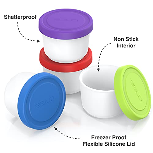 8oz Mini Ice Cream Containers - Set of 4 (Multicolor) - view 4