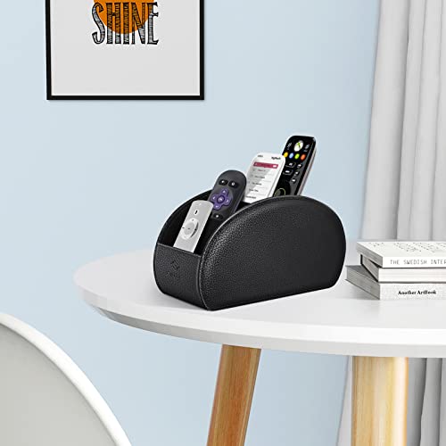 Remote Control Holder with 6 Compartments Vegan Leather - view 4