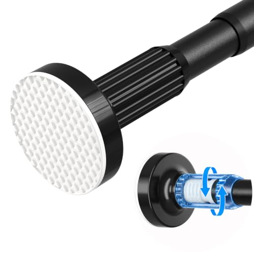 Shower Curtain Rods 32–91Inch,Black Tension Curtain Rod