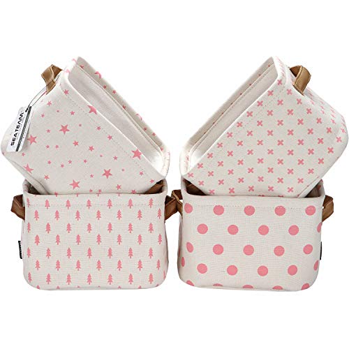 Collapsible Fabric Storage Cube Bins Organizer with Handles
