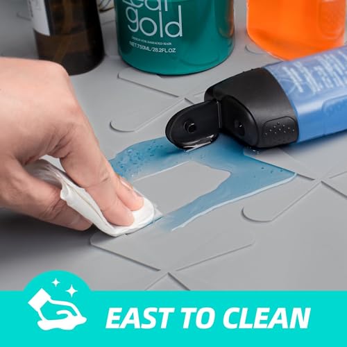 Waterproof Under Sink Mat 34" x 22", Silicone Mat Kitchen liner - view 6