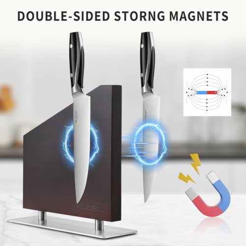 Magnetic Knife Block Without Knives,Magnetic Universal Stands with Strong Enhanced Magnets Strip Kitchen Storage Cutlery Large Organizer ，Knife Holder for Kitchen Organizer - view 4