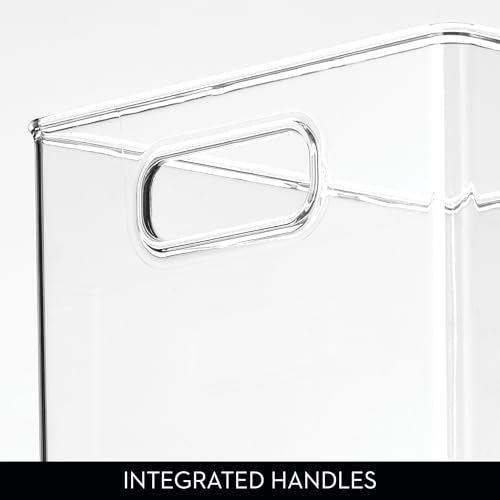 Clear Plastic Storage Bins, 4-Pack - view 5