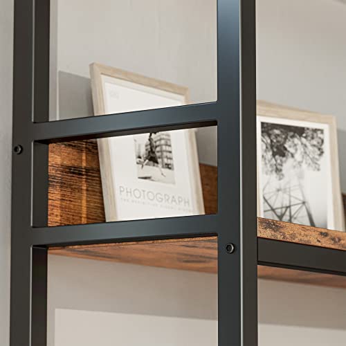 Corner Shelf 5 Tiers 70LB Capacity L-Shaped Bookshelf - view 6