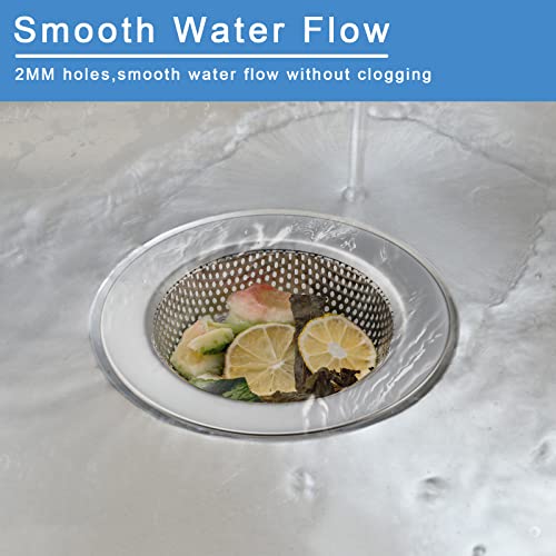 2 Pcs Sink Strainer Double-Layer Safe Design for Kitchen Sink Drain Basket - view 6