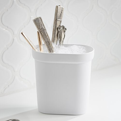 K-5473-0 Multi-Purpose Over-The-Sink Drying Rack, Caddy with Kitchen Towel Bar Holder, Soaking Cup. Expandable 14.6" to 17.6", White - view 2