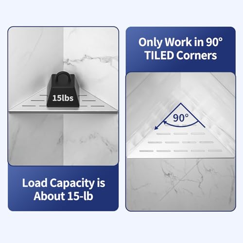 10'' Corner Shower Shelf 2PCS - view 2