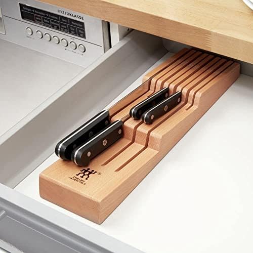 Kitchen Knife Drawer Insert - Holds 8 Knives - Beech Wood - view 3