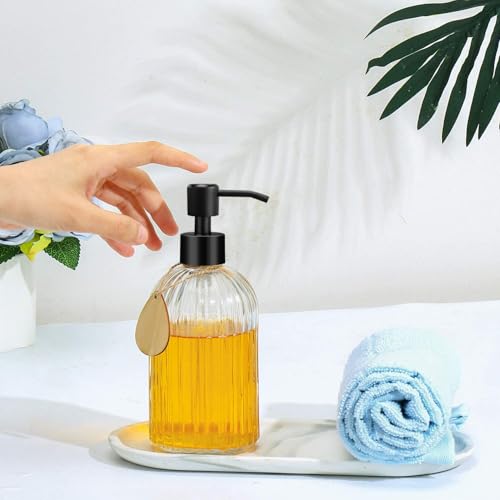 Soap Dispenser with Silicone Pad – Premium Quality – Dish soap Dispenser, Hand Soap Dispenser – Rust Proof Stainless Steel Pump – Ideal for Kitchen Dish soap, Bathroom soap - view 4
