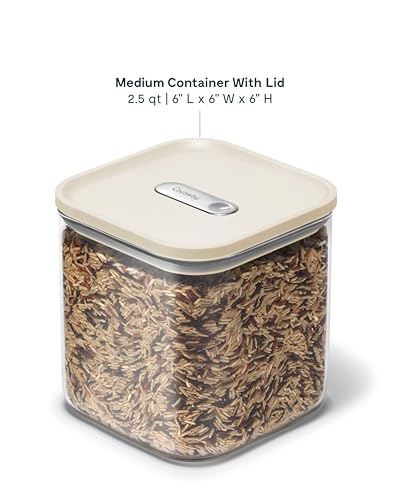 2.5 qt Glass Airtight Food Storage Containers with Lids - view 3