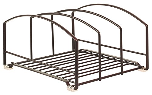 Cookware Organizer Rack for Kitchen Cabinet, 3 Slot Holder - view 6