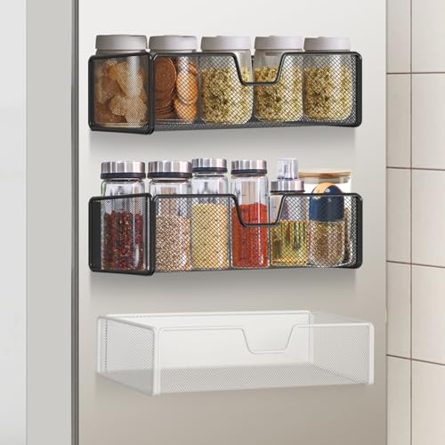 2 pack Magnetic Basket Organizer Holder for Fridge Magnetic Shelf Magnetic Storage Bin Box Containers for Refrigerator Whiteboard Classroom Magnetic Organizer - view 7