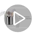 Stainless Steel Jumbo Utensil Holder - 7" Utensil Caddy, Weighted Base for Stability - Extra Large Utensil Crock and Countertop Utensil Organizer, Stainless Steel - view 7