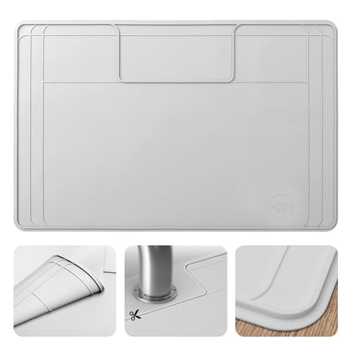 The Original Under Sink Mat - Silicone Waterproof mat, Trimmable, Easy to Clean, Kitchen cabinet liner, Under sink protector mats, Drip Tray with Lip - 31" x 22" or smaller - view 4