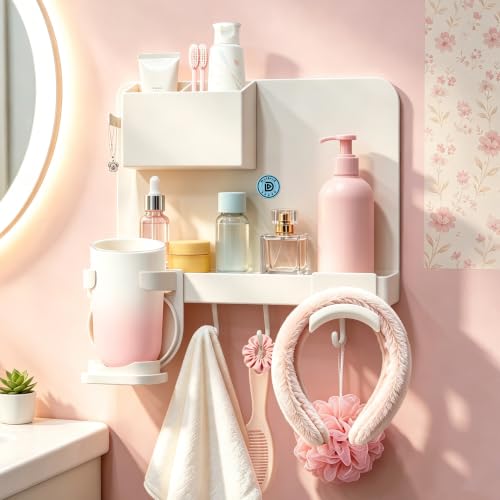 Floating Shelves for Bedside Shelf, Stick On No Drill Wall Shelf Organizer - view 3