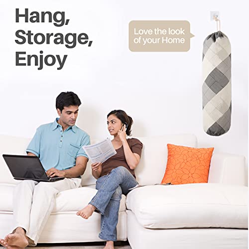 Plastic Bag Holder, Wall Mount Plastic Bag Organizer Dispenser - view 6