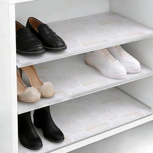 Drawer and Shelf Liner for Kitchen Cabinet, Cupboard, Desks, Pantry, Tool Box Hexagon Waterproof Non Adhesive Non-Slip Easy to Clean 12in X 120in - view 5