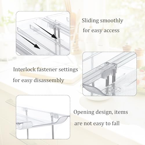 Can Storage Organizer Pantry, Canned Goods Organization System 3 Tier Food Can Holders 36 Pantry Organizers and Storage for Fridge Cabinet Pantry Countertop - view 3