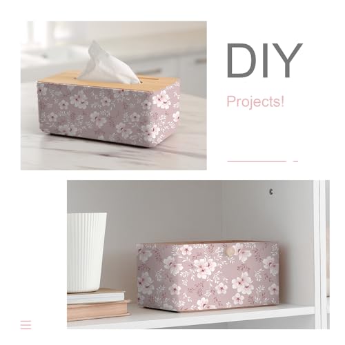 Cherry Blossom Pink Floral Wallpaper Peel and Stick Removable Flower Wallpaper 12"x118" Sticky Textured Floral Decorative Contact Paper for Cabinets Drawers Girls Bedroom Walls Vinyl Roll - view 5