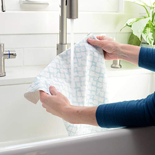 Brand Grip Prints Shelf Liner, Durable and Non-Adhesive Liners, Non-Slip Drawer and Cabinet Liner, 18" x 4', Trellis Faded Blue, Pack of 1 Roll - view 3