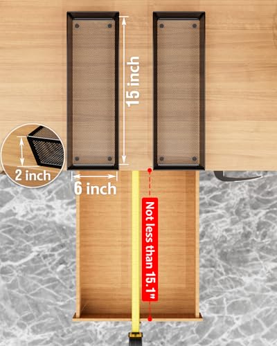 Kitchen drawer organizer - silverware utensil organizer for kitchen drawer,silverware tray in drawers - view 5