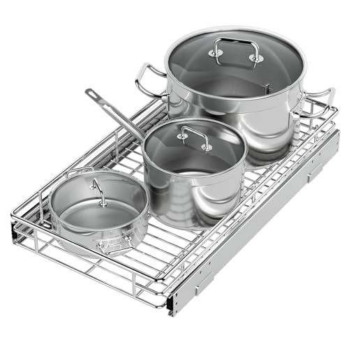 Pull Out Cabinet Organizer, 14.8” Slide Out Kitchen Organizers Storage - view 3