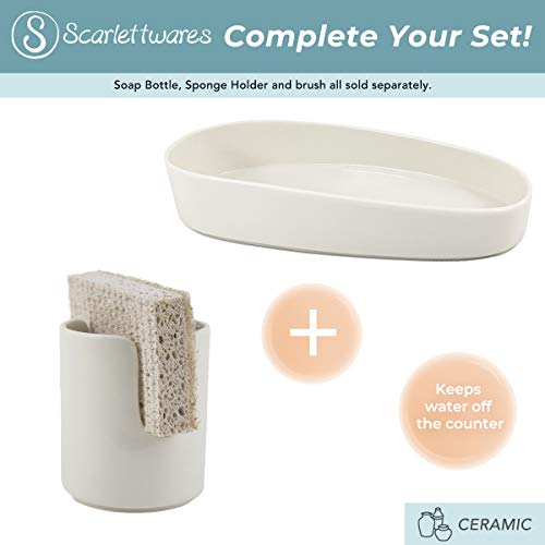 Sponge Holder for Kitchen Sink, Ceramic Countertop - view 4