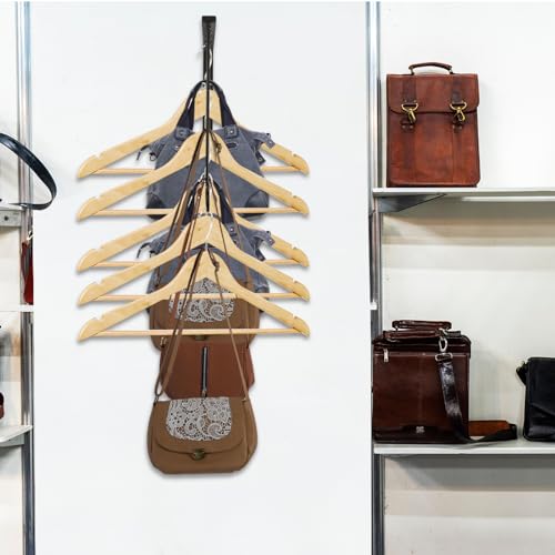 6 Pcs Wall Mounted Clothing Rack for Boutique Retail Store - view 5