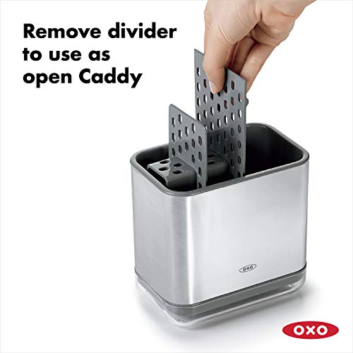 Good Grips Stainless Steel Sink Organizer Caddy & Sponge Holder - view 4