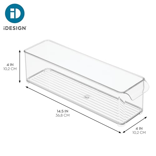 Stackable Fridge Storage Bin, Clear - view 4