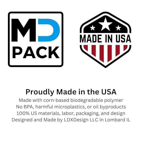 3ml Peptide Storage Inserts for Hydrapeak 32oz Food Jar - Holds 48 Vials, Ideal Vial Storage Solution for Fridge or Freezer, Made in America - view 5