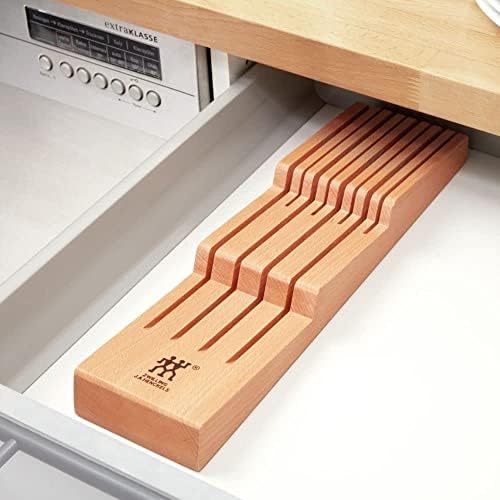 Kitchen Knife Drawer Insert - Holds 8 Knives - Beech Wood - view 2