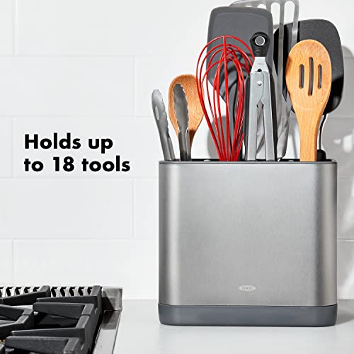 Good Grips Adjustable Stainless Steel Organizer, Large Utensil Holder - view 4