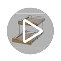 Pull Out Cabinet Organizer,Heavy-Duty Slide Out Shelf, Wood and Wire Basket, Pull Out Drawer for for Kitchen Under Sink Space, Pantry, Bathroom, 2 Tie 14 * 21 in - view 7
