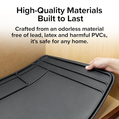 SinkMat – Waterproof Under Sink Liner Mat for Kitchen Bathroom – 34” x 22” Inches - Durable, Flexible Tray – Home undersink Organizer Must Haves, Tan - view 6