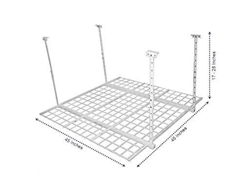 Garage Storage System Bundle - Overhead Storage Rack, Wall Shelves, and Accessories - view 3