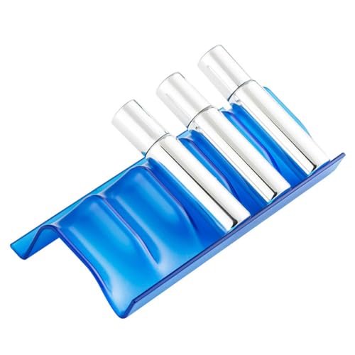 5 Pack Foldable Plastic Essential Oil Bottle Storage Rack