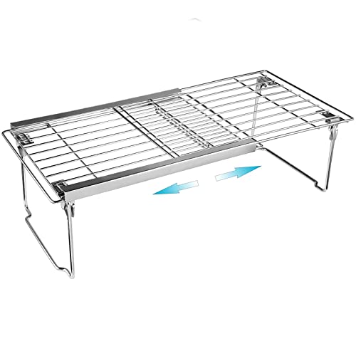 Expandable Freezer Shelf Cooler Shelf Organizer 15.8"-22"