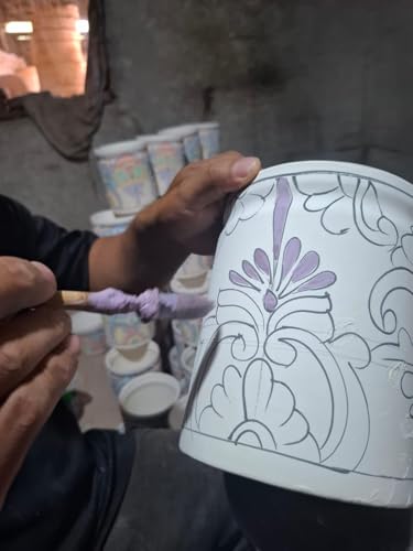 Utensil Holder For Counter Extra Large Utensil Holder, Mexican Talavera Pottery Kitchen Decor, Drawer Organizer, Spoon Holder, Ceramic Mexico Decor for Home Spatula Holder, Mexican Vase, Spoon Rest - view 6