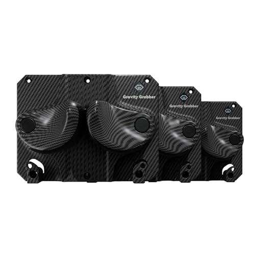 OG Ski & Snowboard Wall Mount Rack Holder, Carbon, 3-Pack