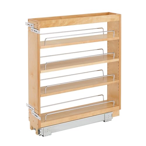 Pullout Kitchen Cabinet Organizer, Min Cabinet Opening 5.5" W