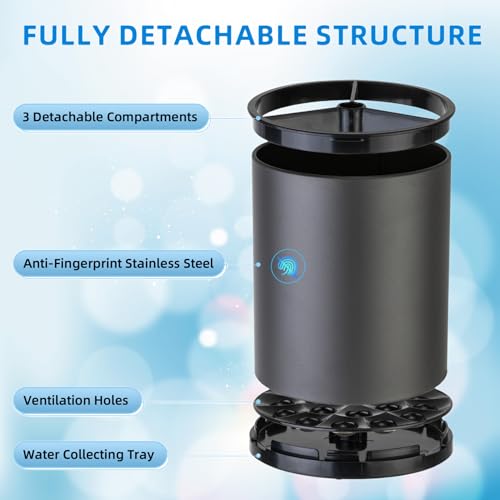 Kitchen Utensil Holder,Extra Large 360°Rotating For Countertop - view 6