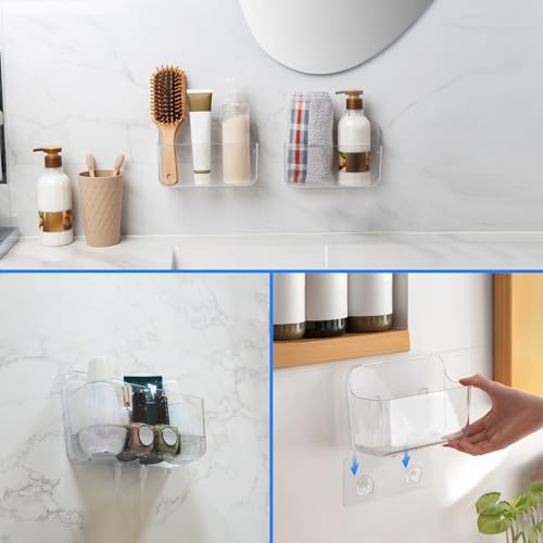 Wall Mount Organizer, 2Pc Small Adhesive Cabinet Door Organizer - view 5