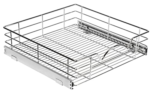 Pull Out Cabinet Organizer, Pantry Drawer, 26"W x 21"D x 5"H