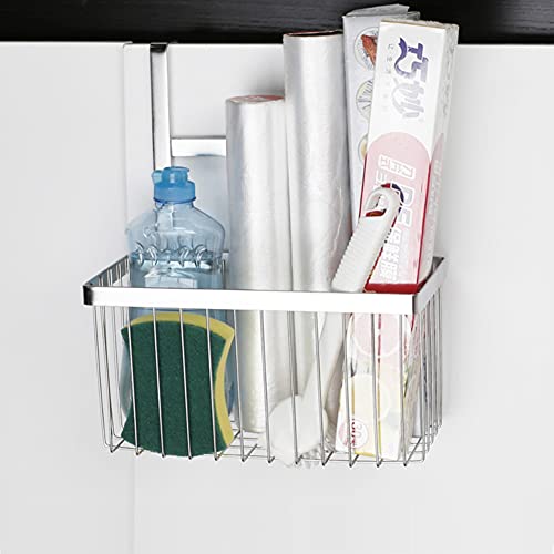 Over The Bathroom Shower Door Caddy Hanging Storage Organizer Baskets, Bathroom Over the Door Shower Caddy for Shampoo, Conditioner, Soap,2PCS - view 4