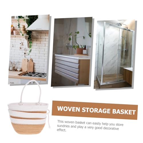 Cotton Rope Wall Hanging Large Capacity Organizer, Storage Basket - view 6
