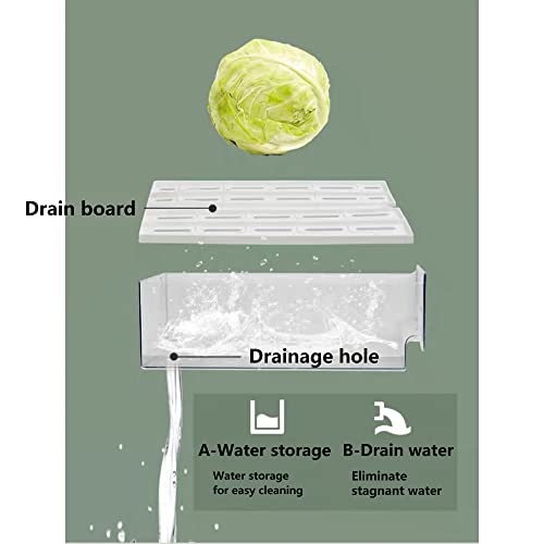 Fridge Organizer, Stackable Refrigerator Organizer Bins, Reusable Food Storage Containers, Fridge Drawer Organizer in Home Kitchen, Barbecue Shop, Restaurant, BPA-Free (2 Drawers, Large) - view 6
