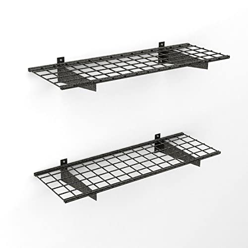 Overhead Garage Storage System and Wall Shelves Bundle | 2-Pack - view 5