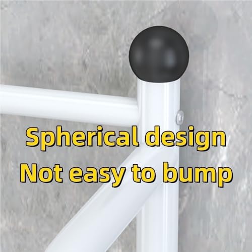 Multi-Layer Metal Corner Rack with Anti-Slip Feet, Versatile Storage Solution for Living Room, Kitchen, and Balcony, Durable Plastic Shelves, Adjustable Stability, Compact Design - view 4