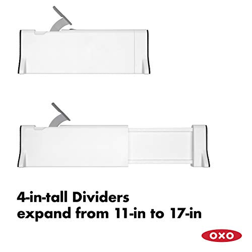 Good Grips Expandable Dresser Drawer Divider, 2-Pack - view 4
